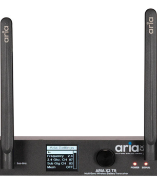 American DJ Aria X2 TB | Wireless DMX Transceiver | Battery & AC Power with App Control