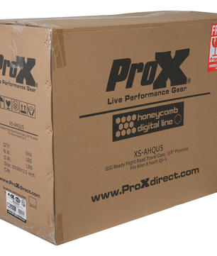 ProX XS-AHQU5 | Flight Case for Allen & Heath QU5 | ATA Road Case with Rear Doghouse