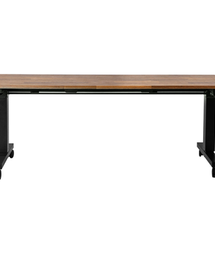 Wavebone Hover Keyboard Stand 1400 Wood | Height Adjustable Workstation | Hand Crank Studio Desk