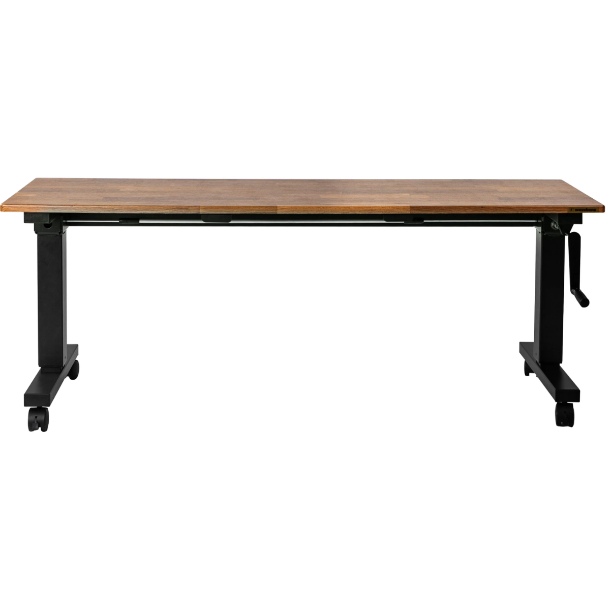 Wavebone Hover Keyboard Stand 1400 Wood | Height Adjustable Workstation | Hand Crank Studio Desk