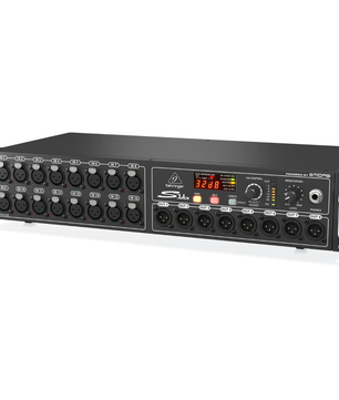 Behringer S16 | 16 Remote Midas Preamps | 8 XLR Outputs with AES50 Networking