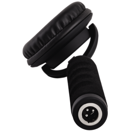 Reloop RHP-10 Mono Black | One-Ear DJ Headphone with 50mm Driver | Swivel Design & XLR Locking Cable
