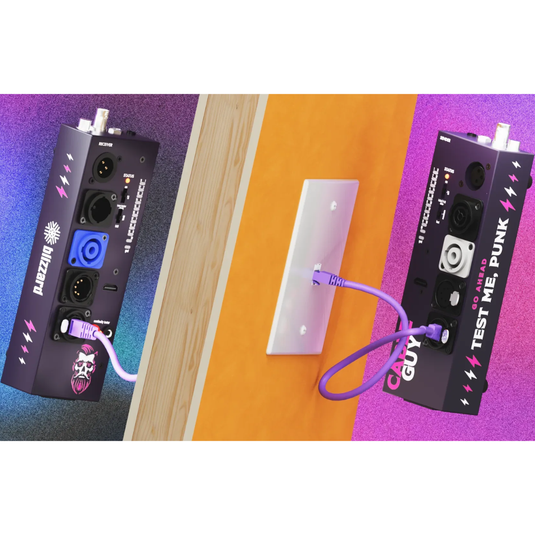 Blizzard Lighting Cable Guy | Audio Cable Tester with 3,000m Lossless Transmission