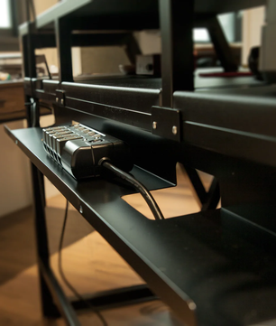 Wavebone Cable Management Tray for Headquarter | Steel Cable Organizer | Tool Free Installation
