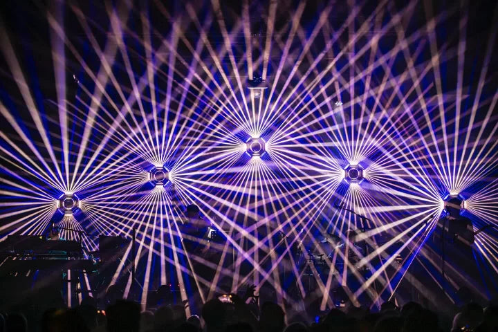 Minuit Une IVL Photon | Laser Beam Fixture with 8 Tilts | Immersive Effects for Mid-Sized Venues