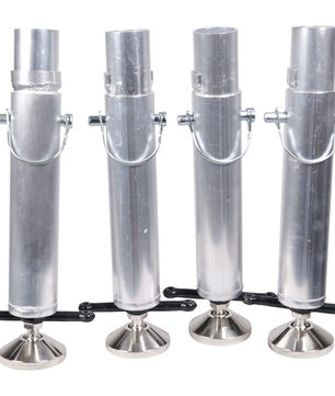 ProX XSQ-1624MK2 | Set of 4 Adjustable Stage Legs | 16 to 24in Ball Joint for StageQ