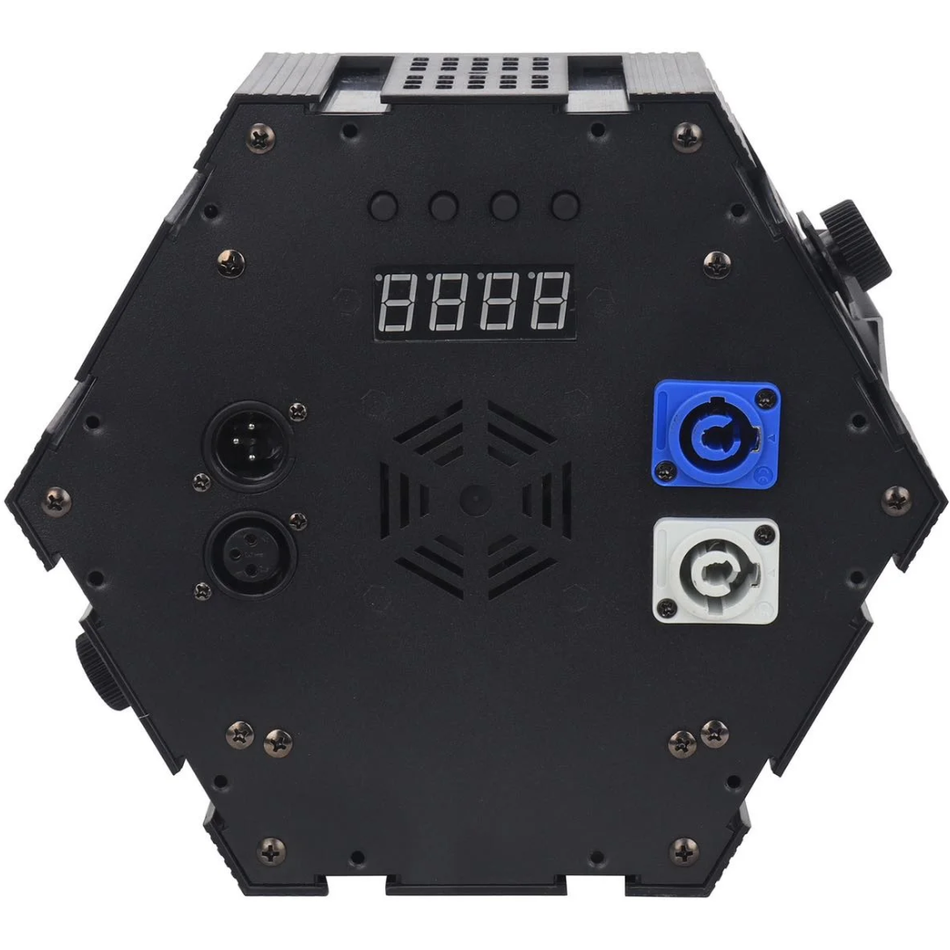 Crisp VINTAGE SOLO | 3×60W Warm White COB with RGB Halos | Retro Stage Light with 45 FX & Pixel Control