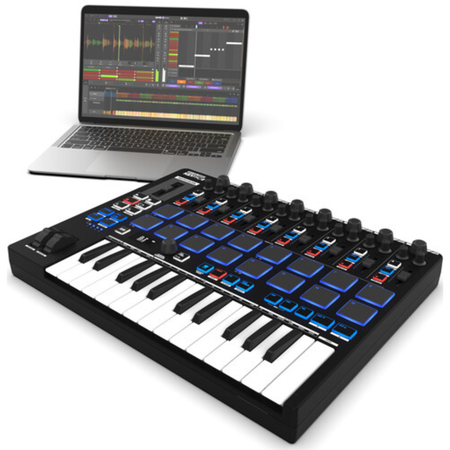 Reloop Keypad Pro | 25-Key Bluetooth MIDI Controller & Pad Workstation with DAW Integration