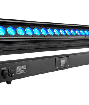 Rasha Skyline | IP65 Moving Head Batten | 18x40W RGBW with Pixel Effects & Zoom