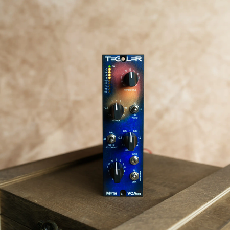 Tegeler MythVCA 500 | 500 Series VCA Compressor with Stepped Controls | Bus Glue and Track Compression