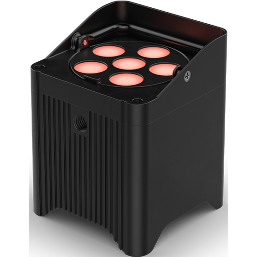 Chauvet DJ Freedom Par T6 | Wireless RGB Uplight with RF Remote Control | Magnetic Diffuser & OLED Display
