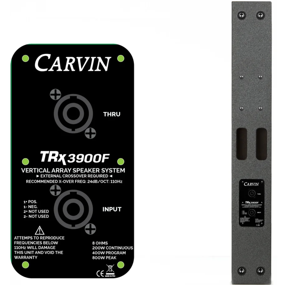 Carvin Audio TRC400A | 4000W - 131dB | Dual Column Array System with Subs & Carrying Bags