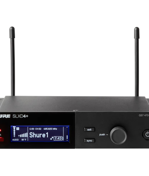 Shure SLXD14+/85M-G57 | Lavalier Wireless System with WL185m Mic | 24-bit Audio + Remote Transmitter Control