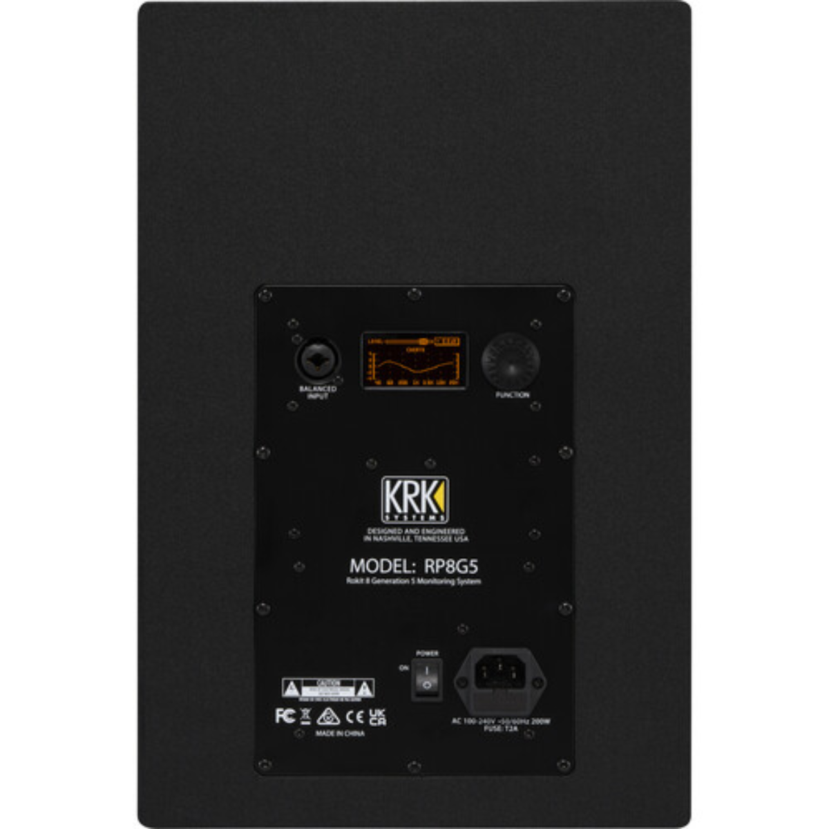 KRK ROKIT 8 G5 | 8in Kevlar Studio Monitor | 203W Active Speaker with DSP EQ