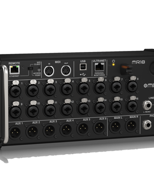 Midas MDS-MR18 | 18-Input Tablet-Controlled Digital Mixer | 16 Midas PRO Preamps & USB Interface