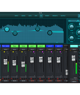 Behringer XR12 | 12 Input Digital Mixer with WiFi | Tablet Controlled Rack Mixer with USB Recording
