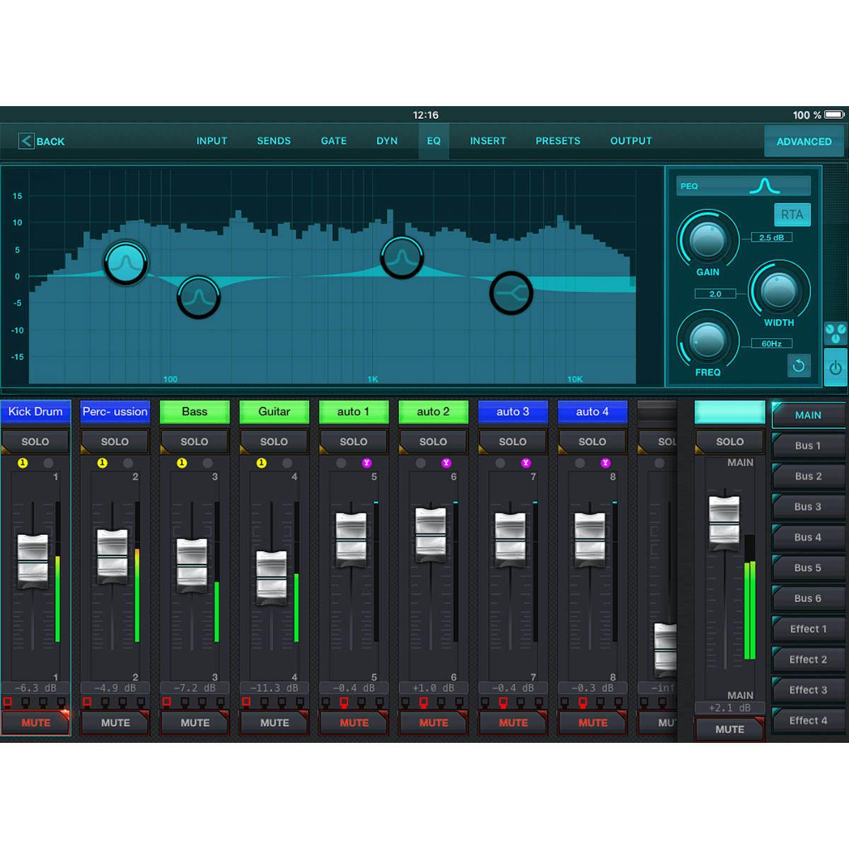 Behringer XR12 | 12 Input Digital Mixer with WiFi | Tablet Controlled Rack Mixer with USB Recording