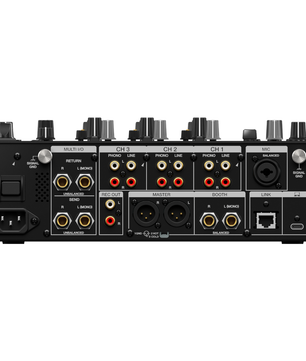 AlphaTheta DJM-V5 | 3-Channel Mixer with 4-Band EQ & Send FX | 96kHz DSP in Compact Form