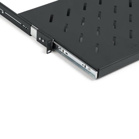 Gator GRW-SHELF1SLD | 1U Sliding Rack Shelf | 13.8in Vented Steel Design