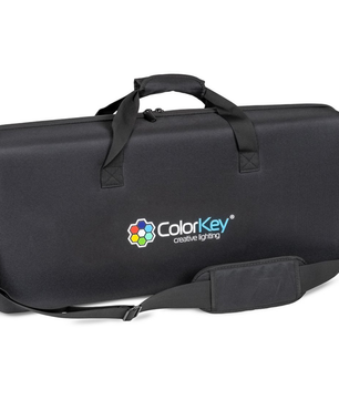 ColorKey MobilePar Pro Hex 6 4-Pack | Wireless Battery Uplights with Case | RGBAW-UV 6x12W LEDs