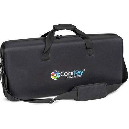 ColorKey MobilePar Pro Hex 6 4-Pack | Wireless Battery Uplights with Case | RGBAW-UV 6x12W LEDs