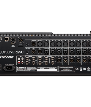 PreSonus StudioLive 32SC | Compact 40-Channel Digital Mixer | 64x64 USB & AVB Networking