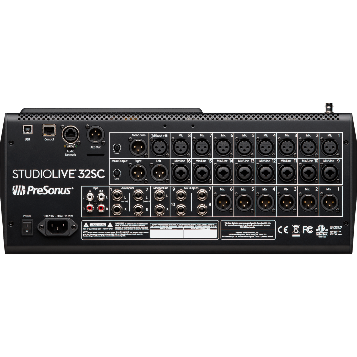 PreSonus StudioLive 32SC | Compact 40-Channel Digital Mixer | 64x64 USB & AVB Networking