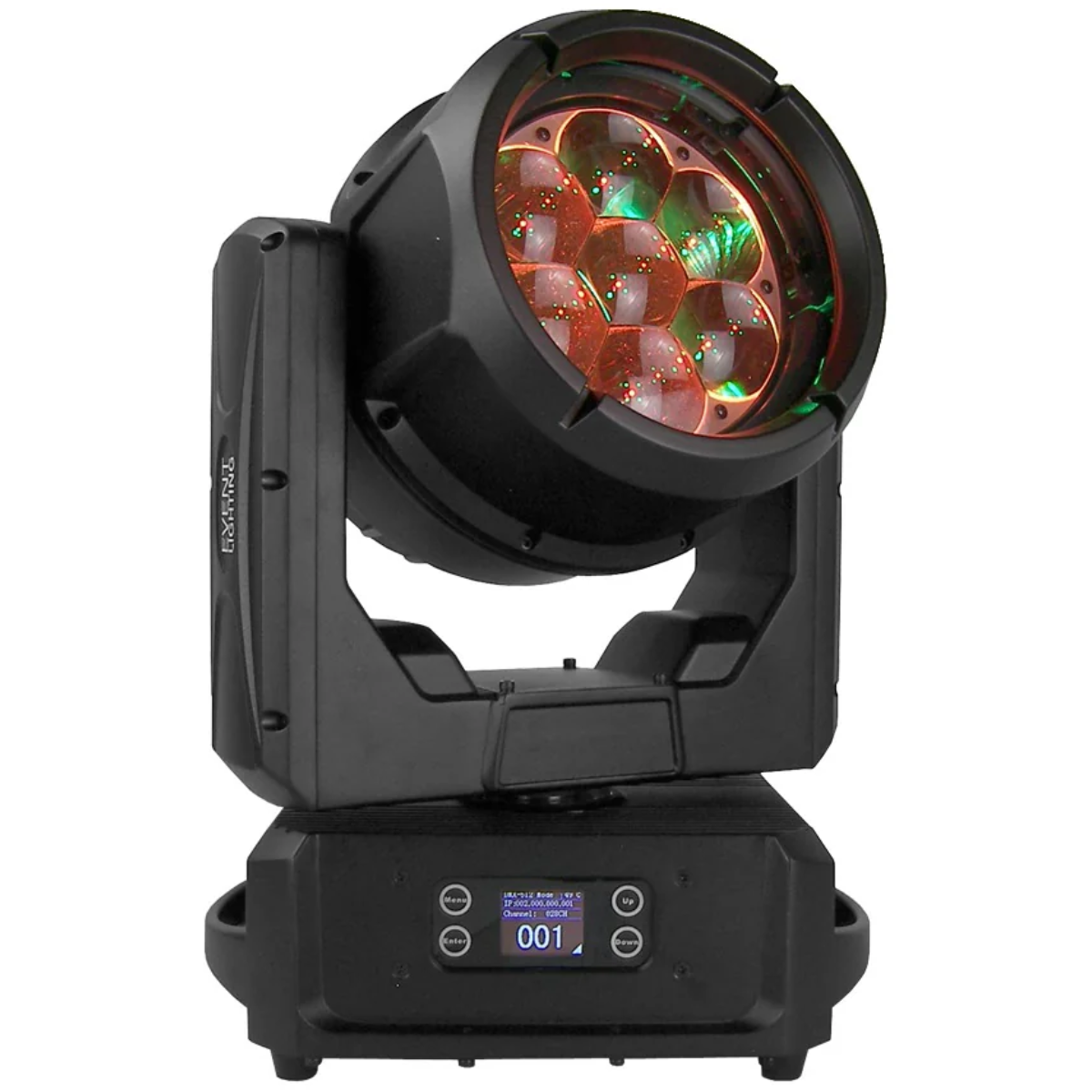 Event Lighting DELUGEM7X60WFX | 7x60W RGBW Zoom Wash | IP65 with Aura FX
