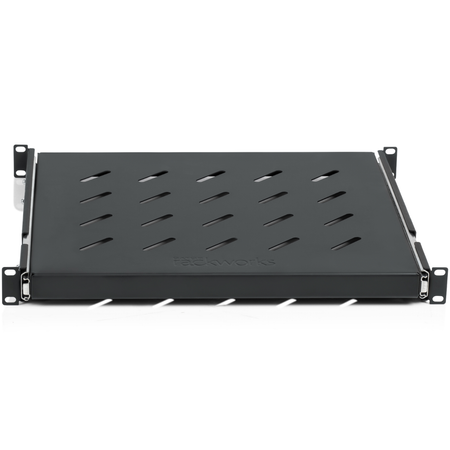 Gator GRW-SHELF1SLD | 1U Sliding Rack Shelf | 13.8in Vented Steel Design