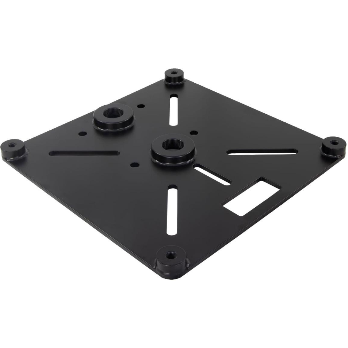 Show Solutions BP2020-STEEL-TS-2F | 20in x 20in Steel Base Plate | Dual 1.5in Tubes