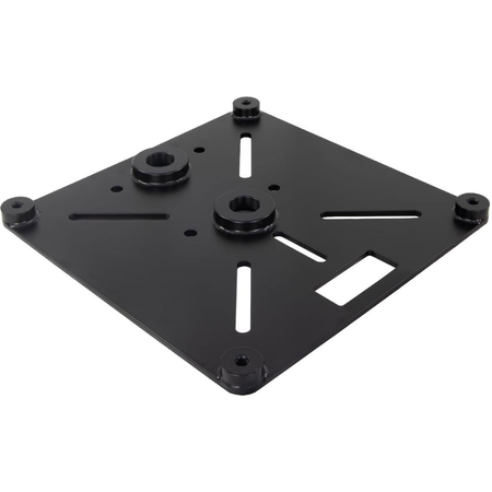 Show Solutions BP2020-STEEL-TS-2F | 20in x 20in Steel Base Plate | Dual 1.5in Tubes