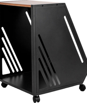 Wavebone Fin 13U Rackmount Case Wood | 13U Angled Rack | Studio Equipment Case