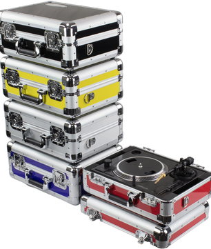 Odyssey KRP7RED | KROM Series Case for Reloop RP7 | Red Aluminum Carrying Case
