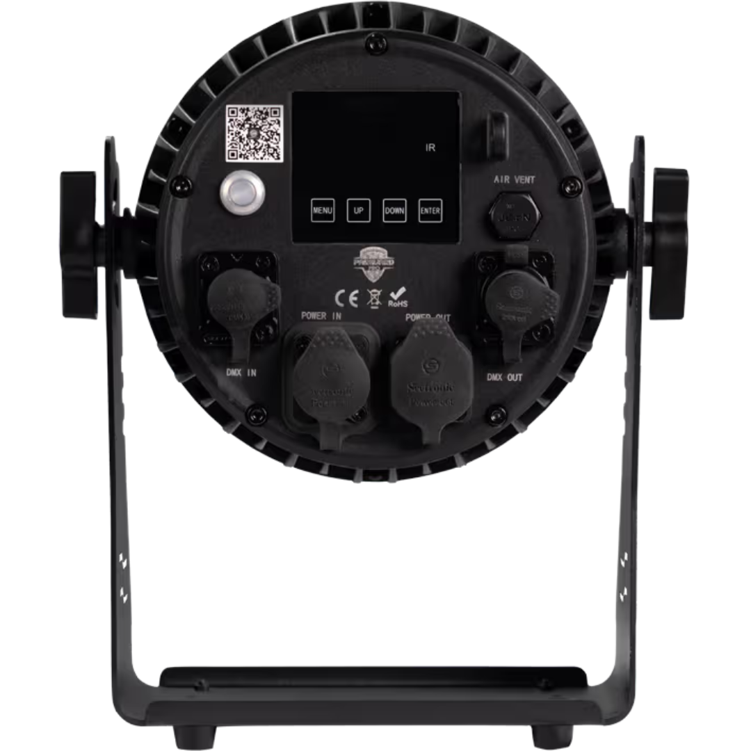 Rasha Par Guard Pro | Battery UV HEX Par - 26,000 Lux | IP65 Outdoor with Wireless DMX