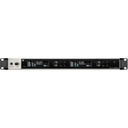 Sennheiser EM 6000 DANTE | 2-Channel Dante Receiver | 244 MHz Digital UHF Tuning