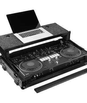 Odyssey RCGS-DDJREV5WBL | Black Wheeled Case with Glide Platform | Fits DDJREV5 Controller