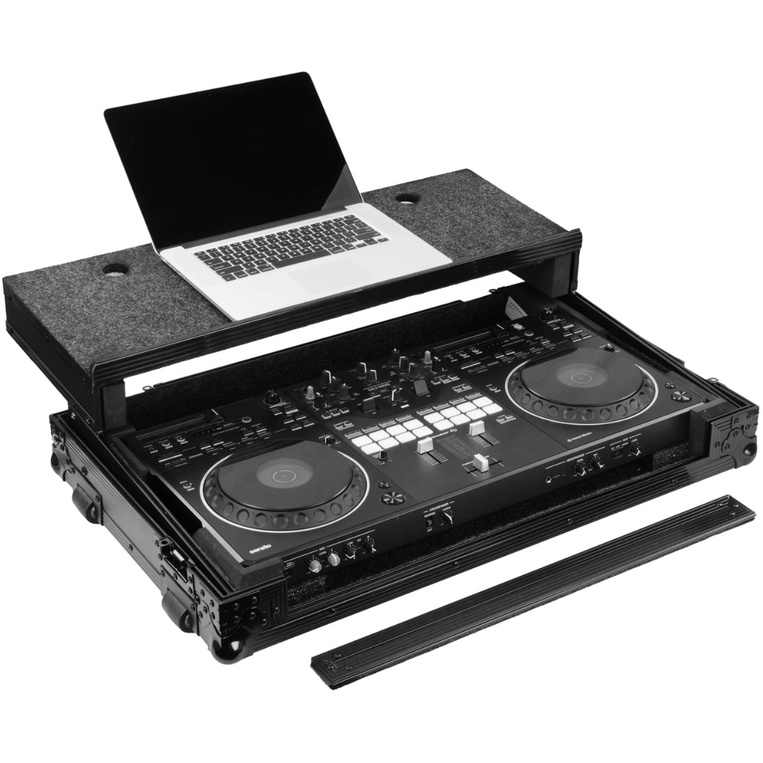 Odyssey RCGS-DDJREV5WBL | Black Wheeled Case with Glide Platform | Fits DDJREV5 Controller
