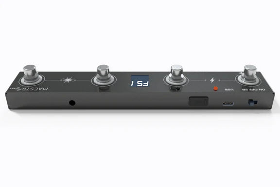 MaestroDMX Maestro FS1 | USB MIDI Foot Controller | Hands-Free Cue and FX Control