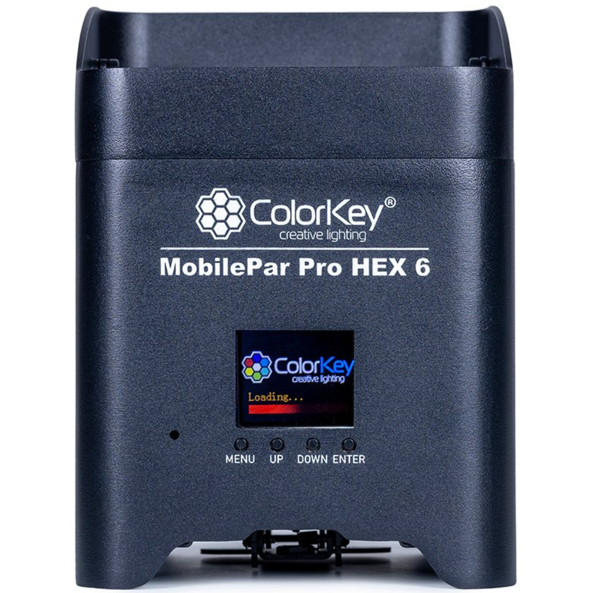 ColorKey MobilePar Pro Hex 6 | Wireless Battery Uplight | 6x12W RGBAW-UV LEDs with 20hr Runtime