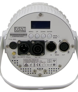 Event Lighting F96VW-WH | 96W Variable White Fresnel | Manual Zoom 20°–50° White Housing