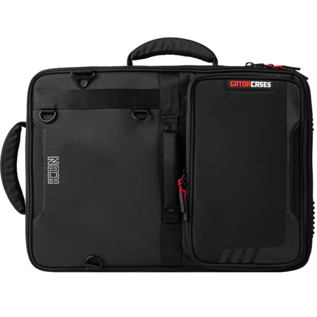 Gator G-ICONDJ-SM-BP | Small DJ Controller Backpack Bag | Semi-Rigid Travel Protection
