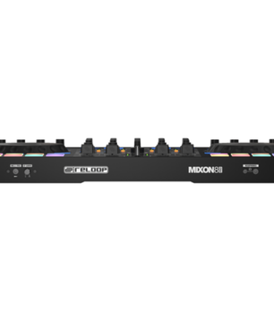 Reloop Mixon 8 Pro | 4-Deck Hybrid DJ Controller | Dual USB, Jog Displays & Standalone Mixer