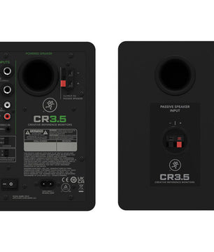 Mackie CR3.5 | 3.5in - 100dB | Compact Desktop Studio Monitors with Tone Control