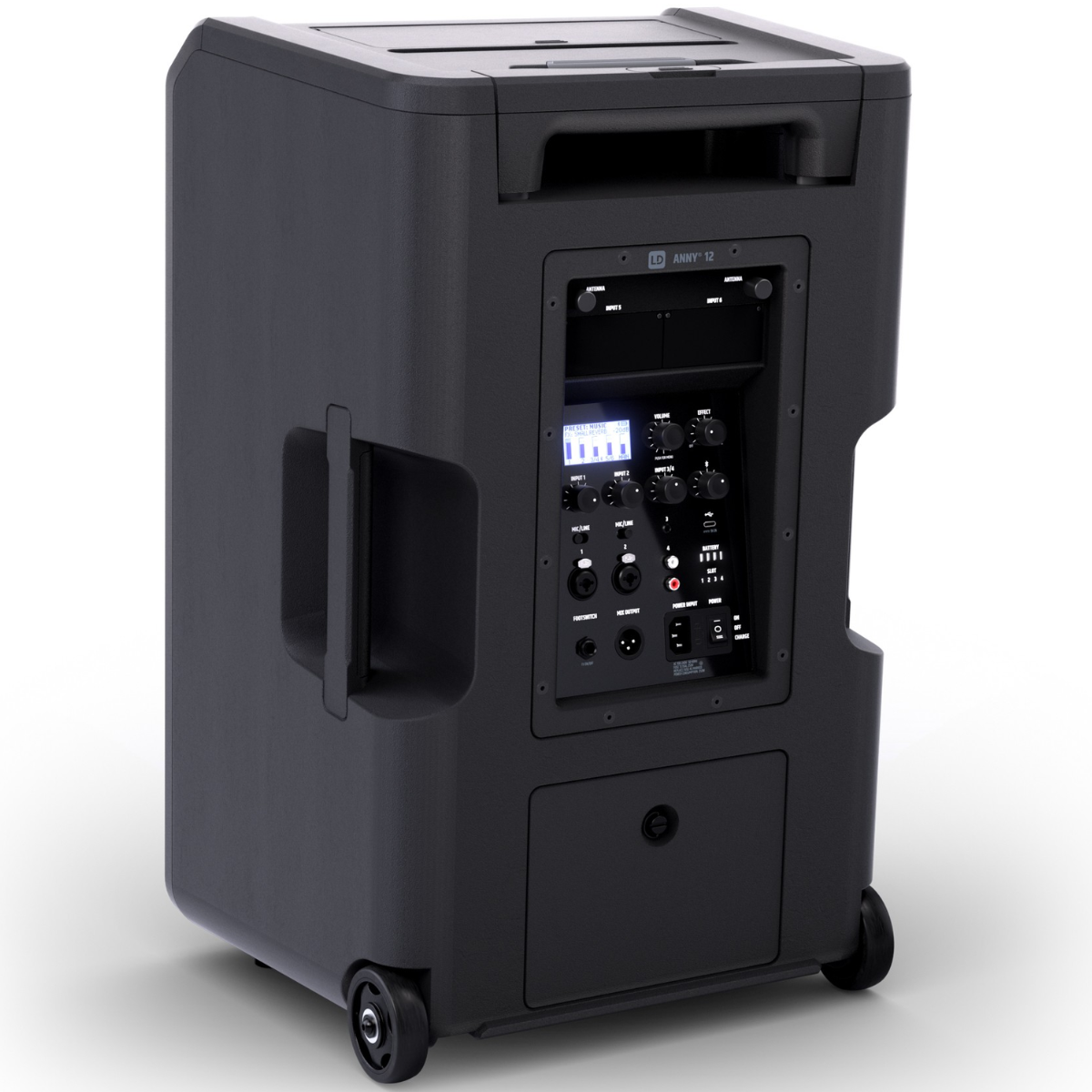 LD Systems ANNY 12 | 12in Battery Powered PA | 122dB Portable Bluetooth Speaker