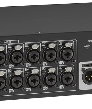 Yamaha TIO1608-D2 | 16x8 Dante Stage Box, 96 kHz | I/O for TF & CL Series with Remote Gain Control & D-PRE Preamps