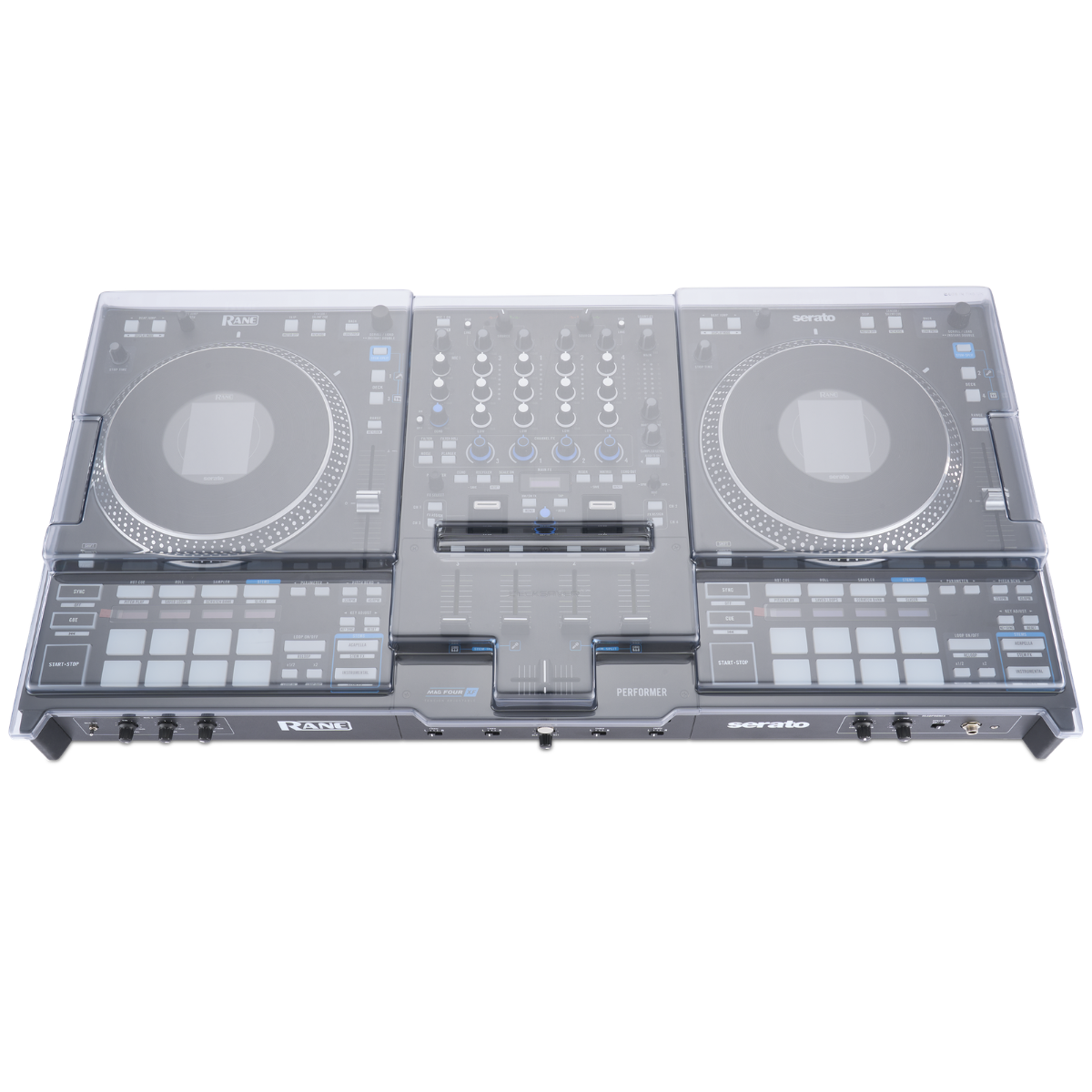 Decksaver DS-PC-PERFORMER | Cover for Rane Performer & Four | Low Profile Polycarbonate Protection