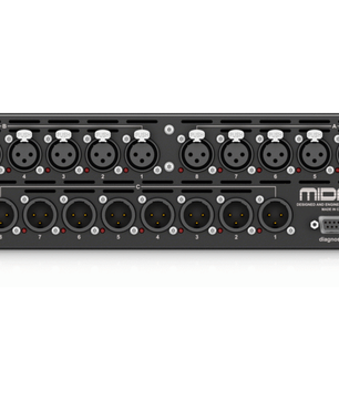 Midas MDS-DL153 | 16x8 Digital Stage Box | 48/96kHz Operation with Remote CAT5 Control