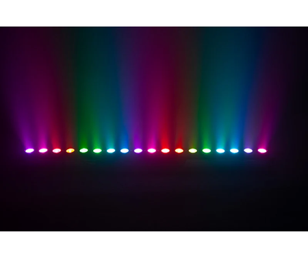 Eliminator Mega Color Q18 | 1m RGBA LED Wash Bar | Pixel Mapping & 5 DMX Modes