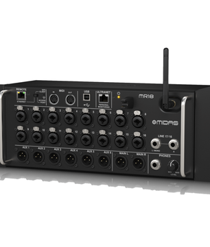 Midas MDS-MR18 | 18-Input Tablet-Controlled Digital Mixer | 16 Midas PRO Preamps & USB Interface