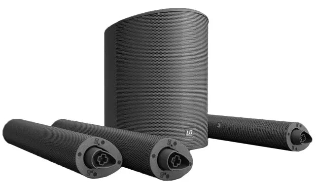 LD Systems MAUI 5 | 8in Sub - 120 dB | Ultra-Portable Column PA with Mixer & Bluetooth
